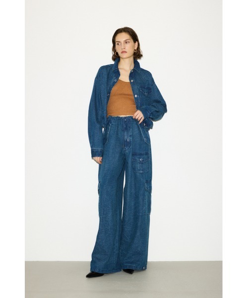 「THROW by SLY」 デニムパンツ 0 ブラック レディース_画像8