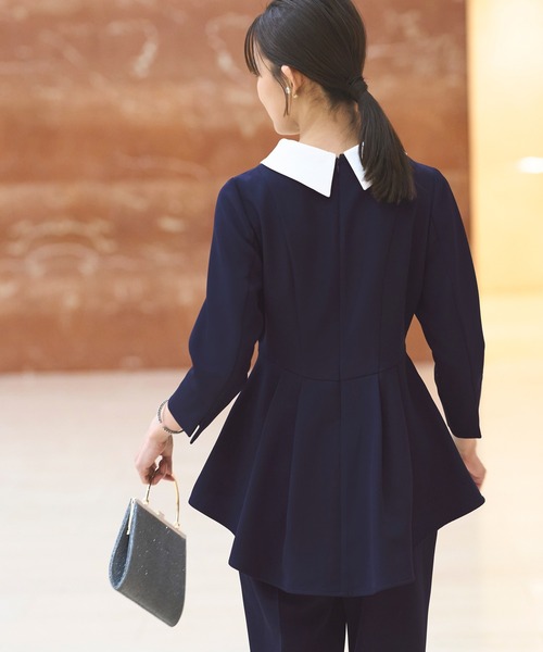 ルイ ルエ ブティック　フォーマル　セットアップ Lサイズ（11号） RUIRUE BOUTIQUE（ルイルエブティック） セットアップ L モカ