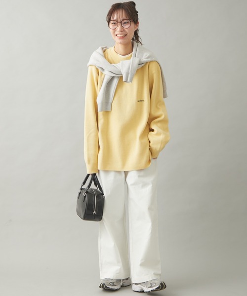 「GEVACO」 長袖ニット MEDIUM アイボリー レディース_画像7