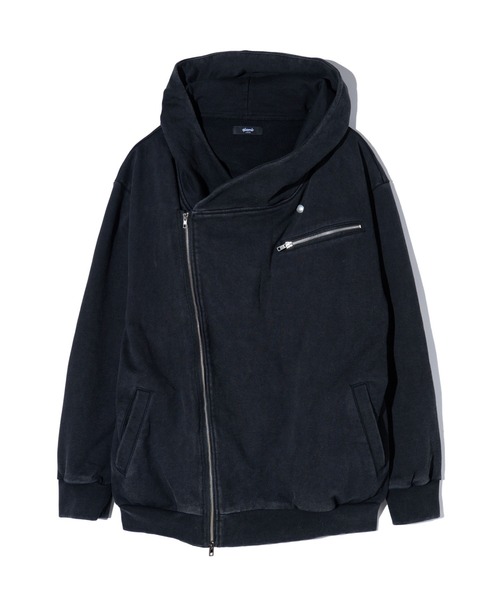 「glamb」 ジップアップパーカー M ブラック メンズの画像