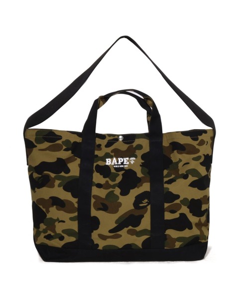 【美品】 A BATHING APE トートバッグ A BATHING APE（アベイシングエイプ） トートバッグ 1ST CAMO 2WAY