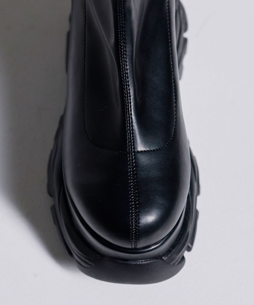 「Diable baiser」 ハイカットスニーカー 25cm ブラック レディース_画像4