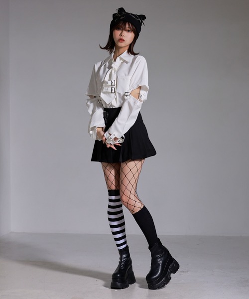 「Diable baiser」 ハイカットスニーカー 25cm ブラック レディース_画像8