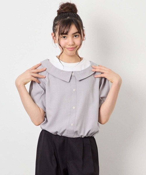 子供用品 a.v.v a.v.v（アー・ヴェ・ヴェ） ブラウス シャツ 「120-160」半袖
