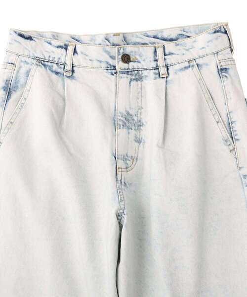 WTAPS 23AW ストーンバイオブリーチ加工 ワイド デニムパンツ美品02 CRAFT STANDARD BOUTIQUE（クラフトスタンダードブティック） ワイド