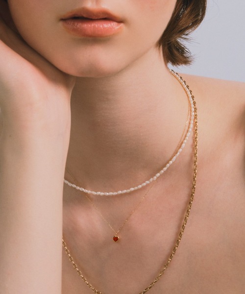 「les bonbon」 ネックレス FREE レッド レディース_画像7