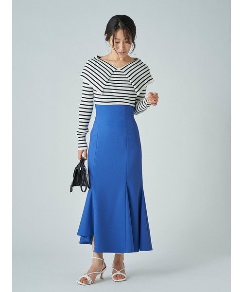 「CELFORD」 ロングスカート 38 ブルー レディース_画像7