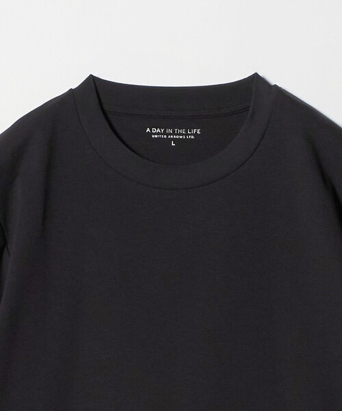 A DAY IN THE LIFE tシャツ シャイニー ポンチ ジャストクルーネック 