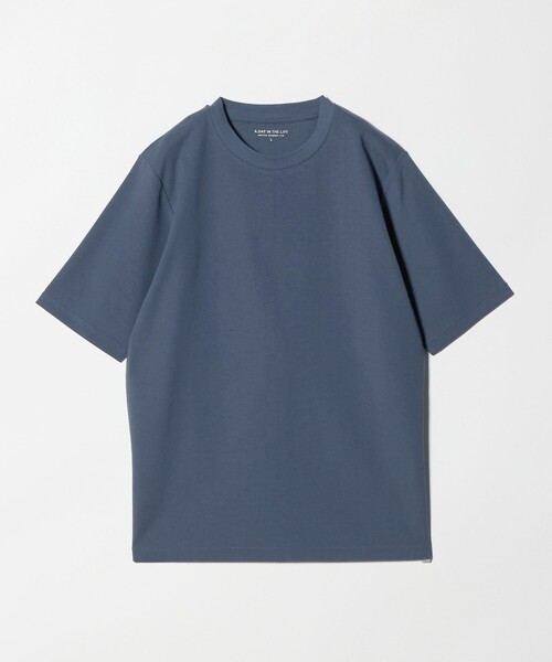 A DAY IN THE LIFE tシャツ シャイニー ポンチ ジャストクルーネック 