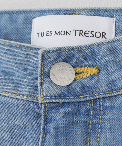 Tu es mon TRESOR（トゥ エ モン トレゾア） ワイドパンツ ジーンズ