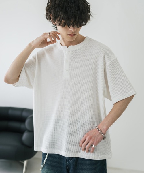 Rocky Monroe（ロッキーモンロー） ヘンリーネック tシャツ オーバー