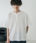 ヘンリーネック tシャツ 新色追加 オーバーサ...の詳細画像1