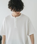 ヘンリーネック tシャツ 新色追加 オーバーサ...の詳細画像3