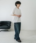 ヘンリーネック tシャツ 新色追加 オーバーサ...の詳細画像5