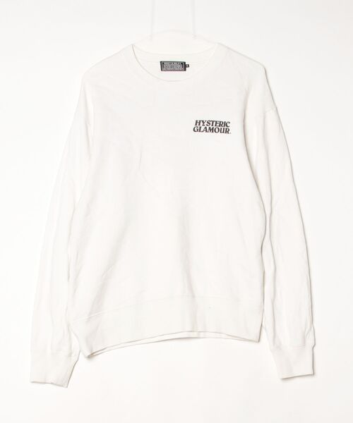 HYSTERIC GLAMOUR スウェット ホワイト HYSTERIC GLAMOUR（ヒステリックグラマー） スウェットカットソー