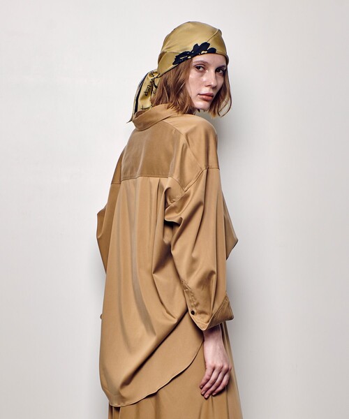 「allureville」 長袖シャツ 2 ベージュ レディース_画像4