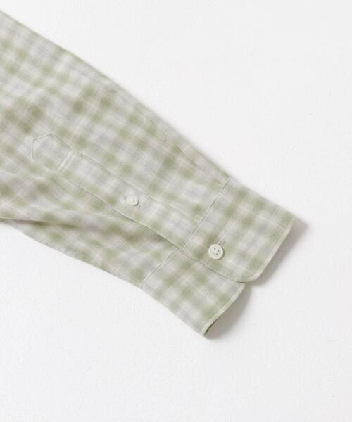 「THOMAS MASON」 長袖シャツ LARGE ベージュ メンズ_画像9