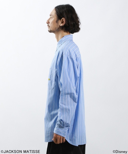 「JACKSON MATISSE」 長袖シャツ LARGE ブルー メンズ_画像9