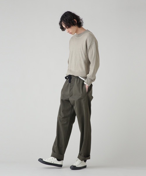 「MHL.」 パンツ SMALL グリーン メンズ_画像2