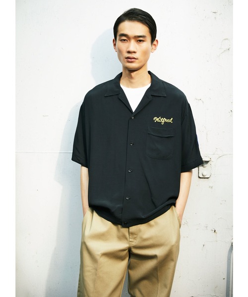Bshop シャツ 半袖 STYLE EYES | 「別注」ボウリングシャツ MEN メンズ