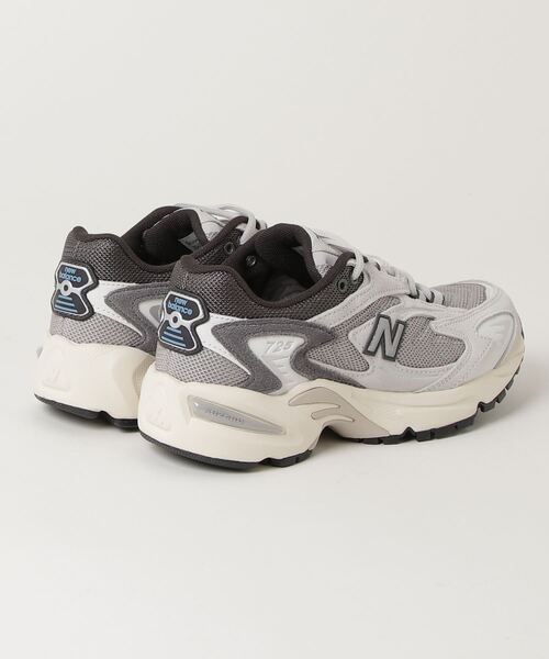 「New Balance」 ローカットスニーカー 27.0cm ホワイト×グレー レディース_画像2