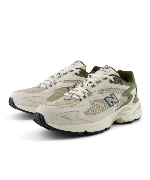 「New Balance」 ローカットスニーカー 27.0cm ホワイト×グレー レディース_画像6