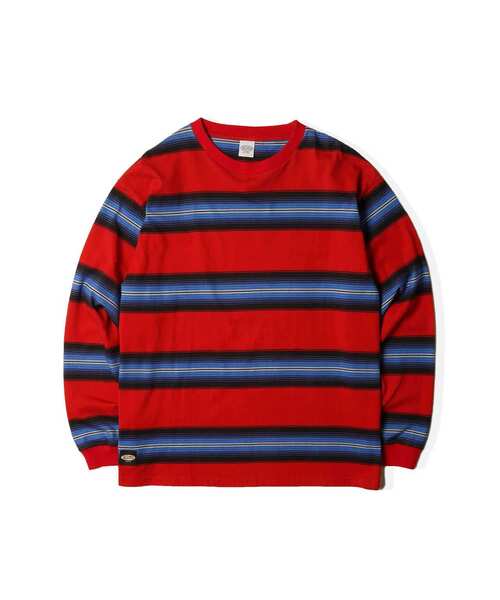 「MANASTASH」 長袖Tシャツ X-LARGE レッド メンズ_画像3