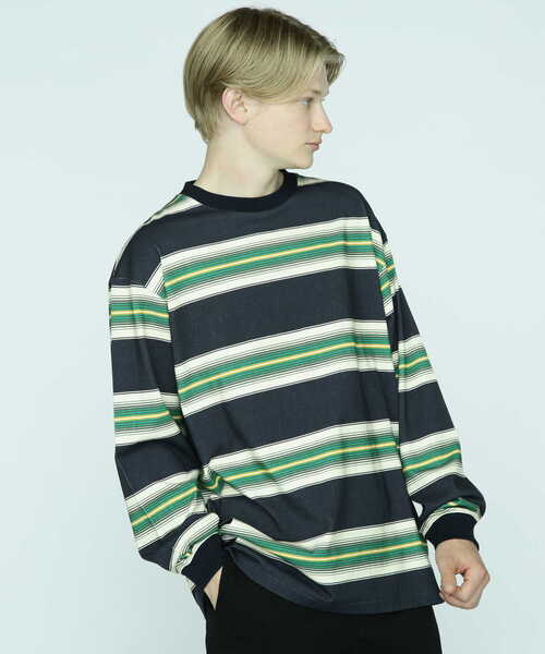 「MANASTASH」 長袖Tシャツ X-LARGE レッド メンズ_画像5