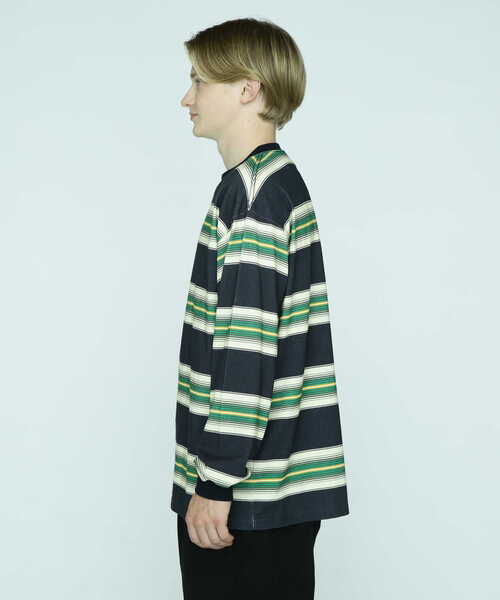 「MANASTASH」 長袖Tシャツ X-LARGE レッド メンズ_画像6