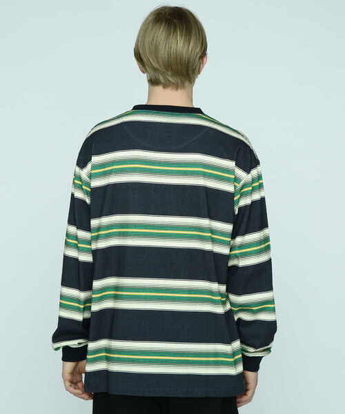 「MANASTASH」 長袖Tシャツ X-LARGE レッド メンズ_画像7