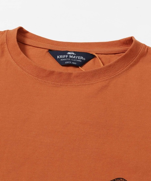 「KRIFF MAYER」 長袖Tシャツ X-LARGE イエロー メンズ_画像7