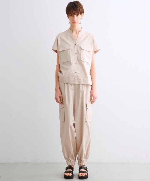 「three dots」 カーゴパンツ X-SMALL ベージュ レディース_画像6
