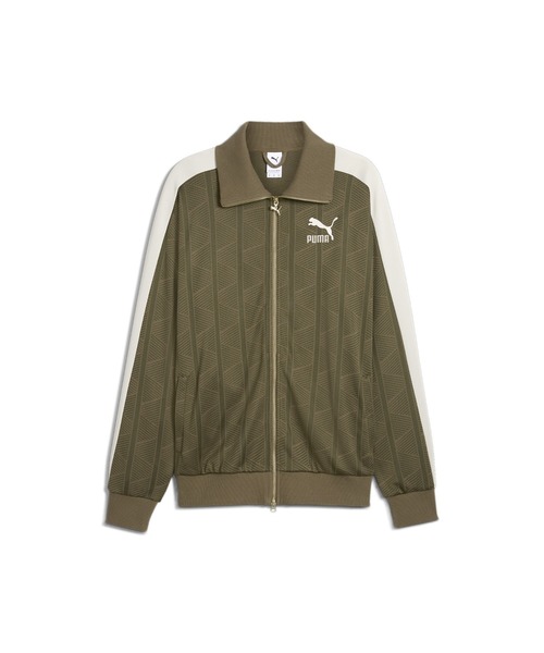 「PUMA」 ジップアップパーカー MEDIUM チョコ メンズ_画像6