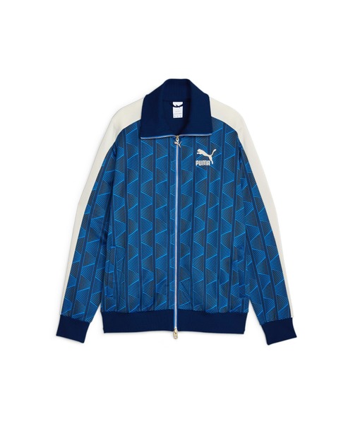 「PUMA」 ジップアップパーカー MEDIUM チョコ メンズ_画像8