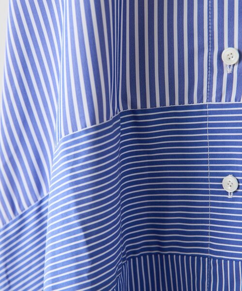 ワンピース 切替ストライプワンピース「SUM1 STYLE」の画像