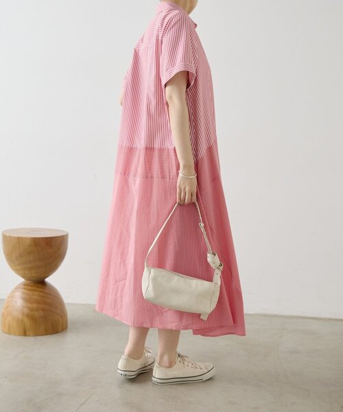 ワンピース 切替ストライプワンピース「SUM1 STYLE」の画像