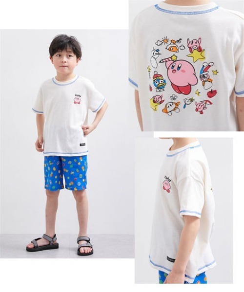 tシャツ 「星のカービィ」半袖前後プリントTシャツ キッズ 子供服