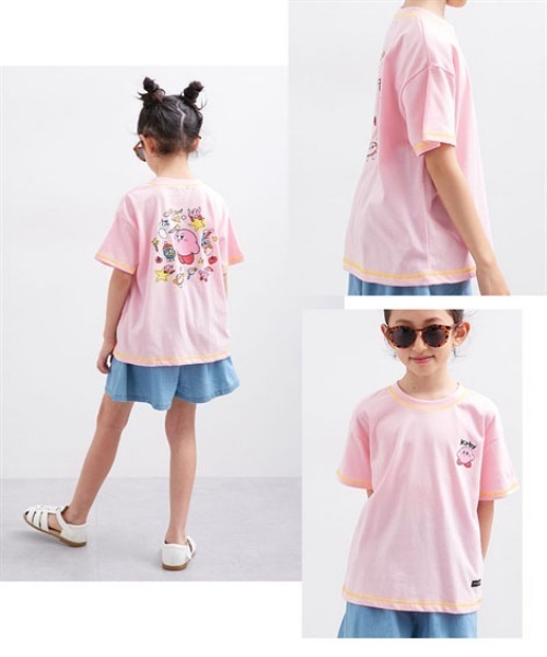 星のカービィ Tシャツセット tシャツ 「星のカービィ」半袖前後プリントTシャツ キッズ 子供服