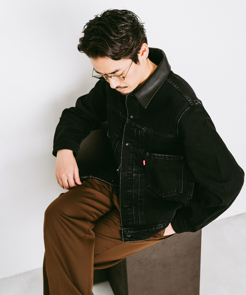 Levi's 2nd Type リーバイス ブラック デニムジャケット Levi's（リーバイス） デニムジャケット gジャン 「追加」Levi's