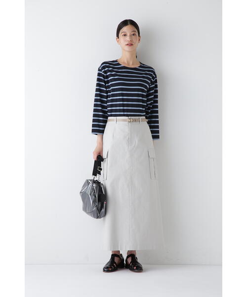 「human woman」 スカート MEDIUM グレー レディース_画像3