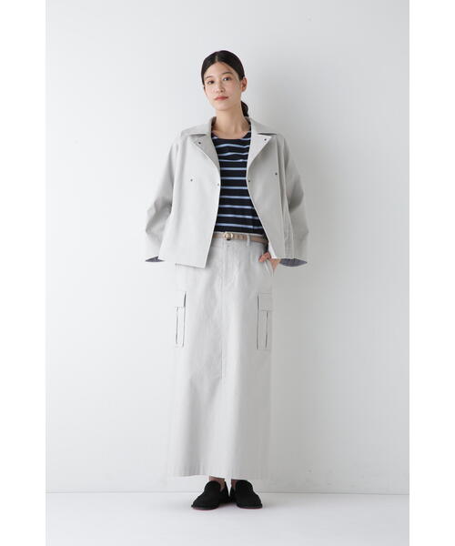 「human woman」 スカート MEDIUM グレー レディース_画像4