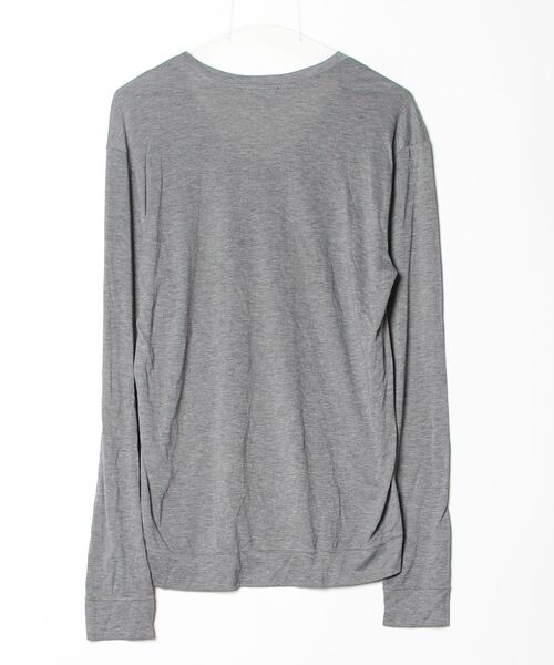 「JOSEPH HOMME」 長袖Tシャツ 48 グレー メンズ_画像2