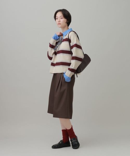 LAKOLE（ラコレ） ニット セーター シャツエリツキラガーニット