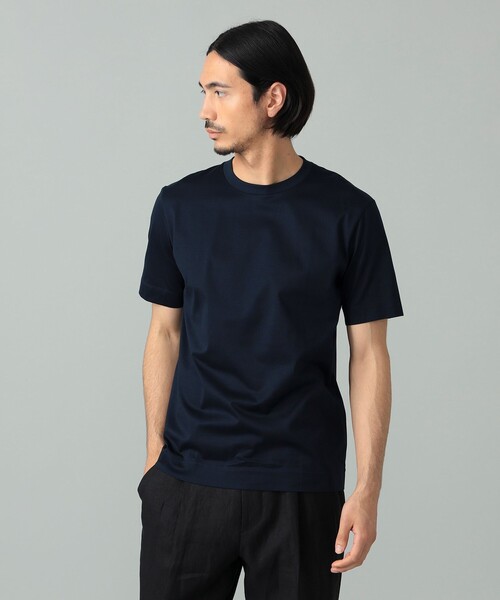 SLOANE/スローン　Tシャツ　ネイビー　新品未使用品 SLOANE（スローン） tシャツ SLOANE / コットンテンジク クルーネックT