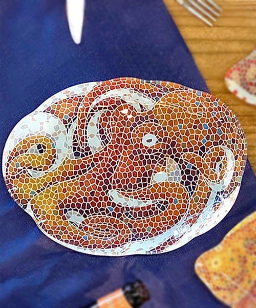 DULTON（ダルトン） 食器 GLASS FISHERY PLATE/ガラスフィッシャリー