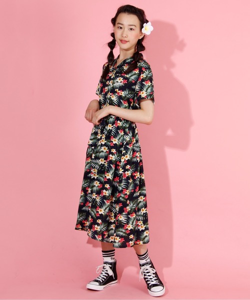 ワンピース Pinkhunt アロハシャツワンピース 3143k Zozotown Paypayモール店 通販 Paypayモール