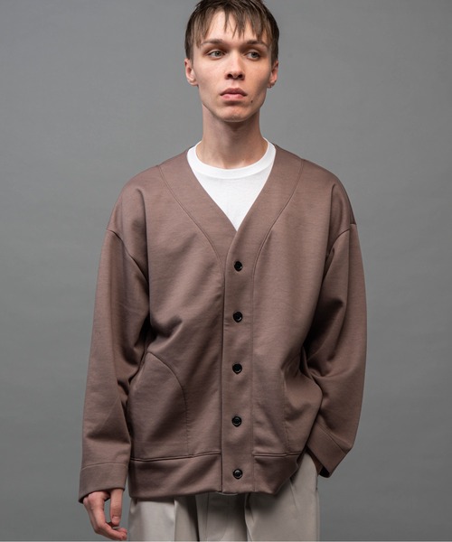 MR.OLIVE（ミスターオリーブ） カーディガン ダブルエアーニット