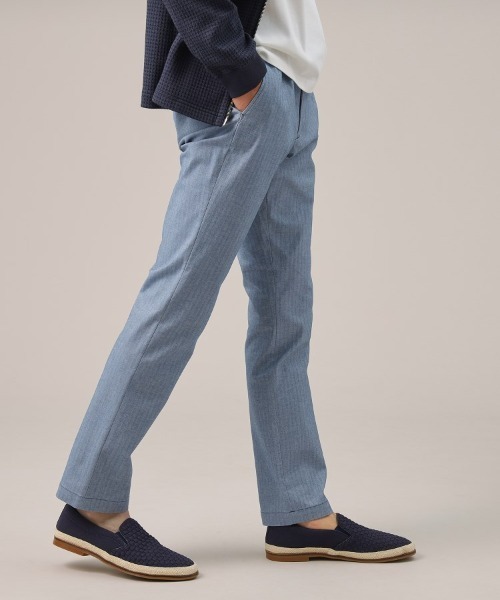 TAKEO KIKUCHI（タケオキクチ） スラックス 「Made in JAPAN」播州織