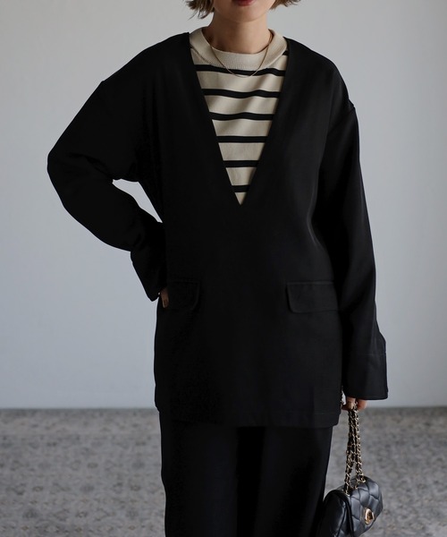 Bonjour Sagan（ボンジュールサガン） トップス ディープVネック