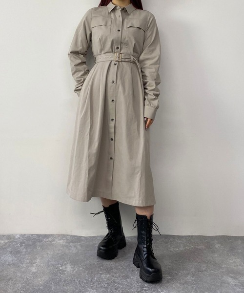 179/WG ワンピース ギャザースリーブワンピース : ZOZOTOWN Yahoo!店